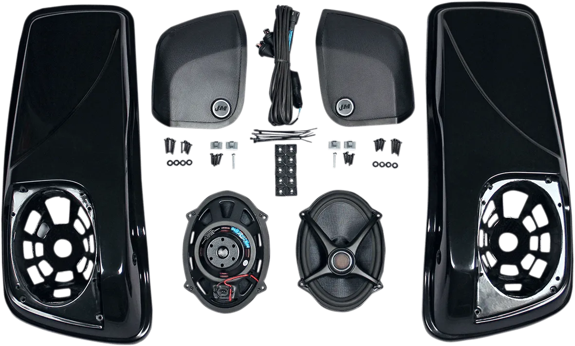 J&M HSBL-065X7-XXR Saddlebag-Lid Kit with Rokker XXR 5in. x 7in. Speakers