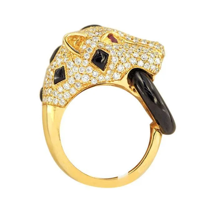 JDR627172- DIAMOND CHEETAH RING