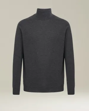 JERSEY HIGH NECK CASHMERE
