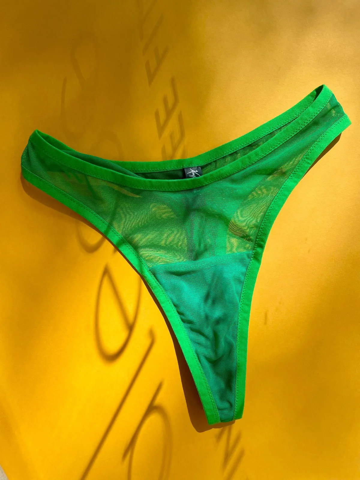 Kayleigh Peddie: Faye Mesh Thong - XL, Last One!