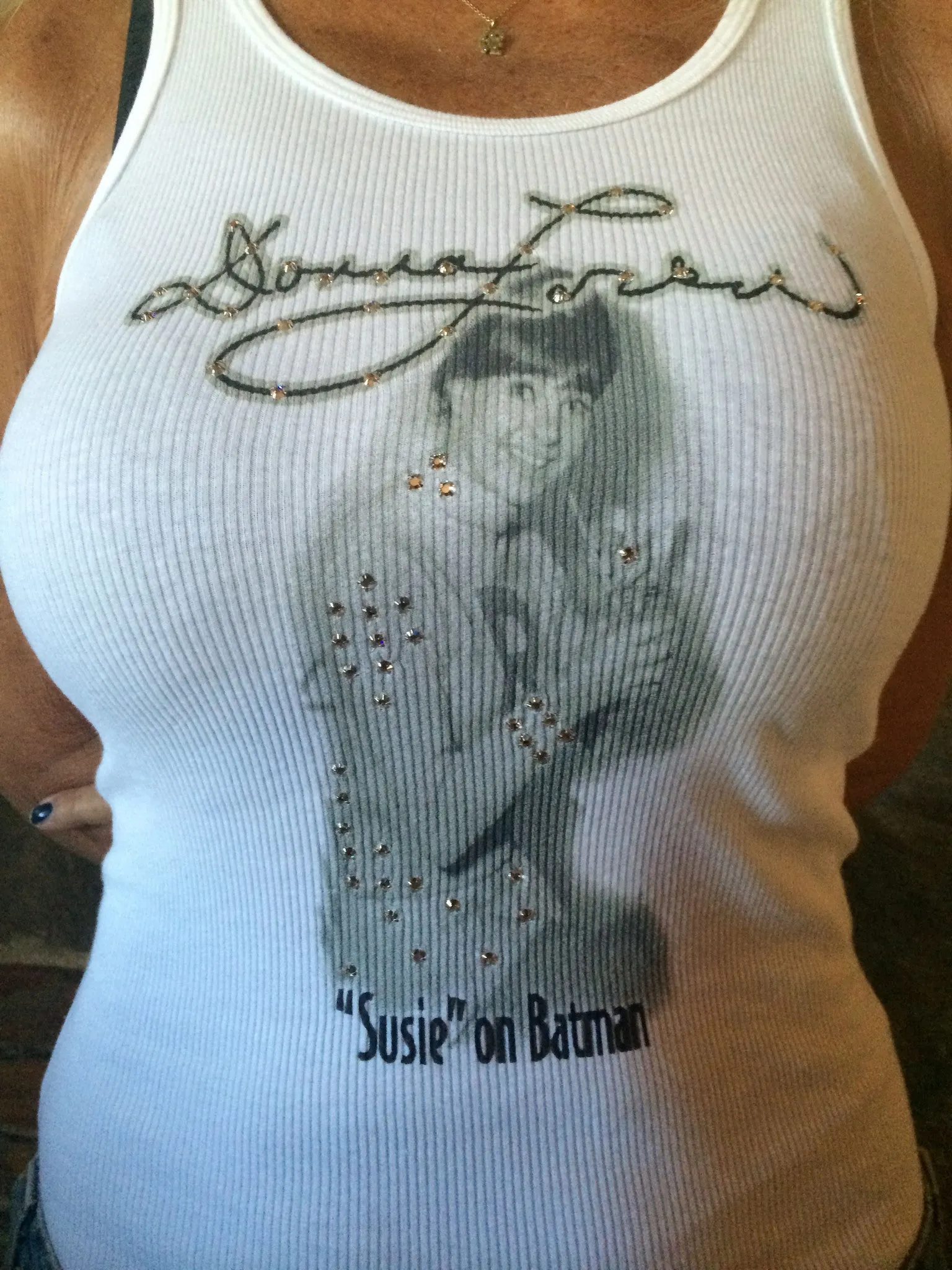 Ladies "Susie" Tank Top by Bejewelled