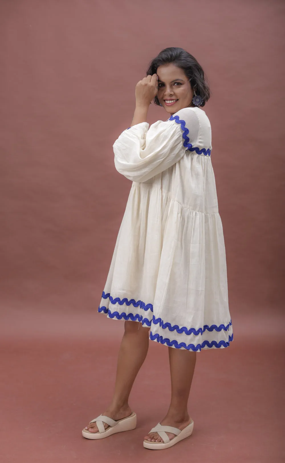 Layered Sunset Elegance Dress
