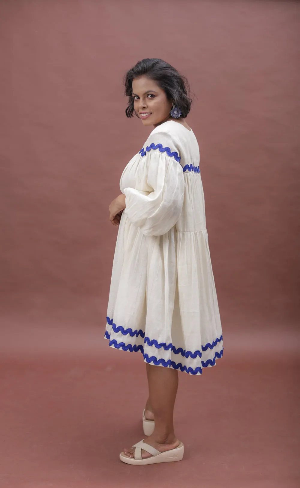 Layered Sunset Elegance Dress