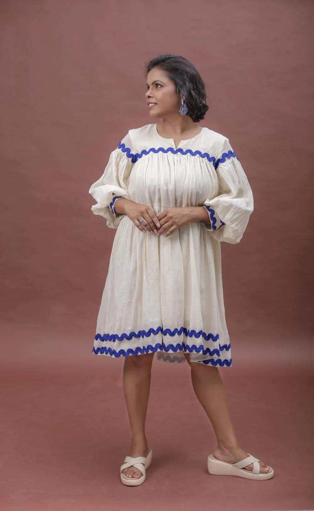 Layered Sunset Elegance Dress