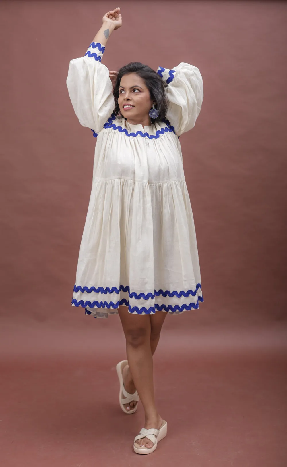 Layered Sunset Elegance Dress