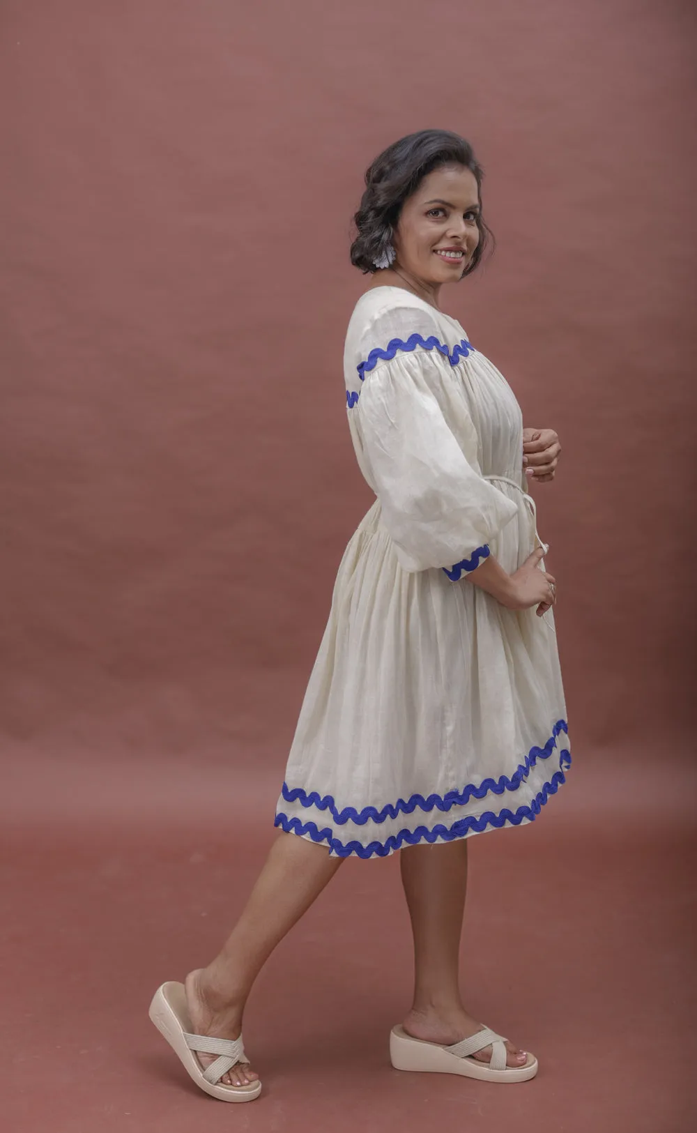 Layered Sunset Elegance Dress