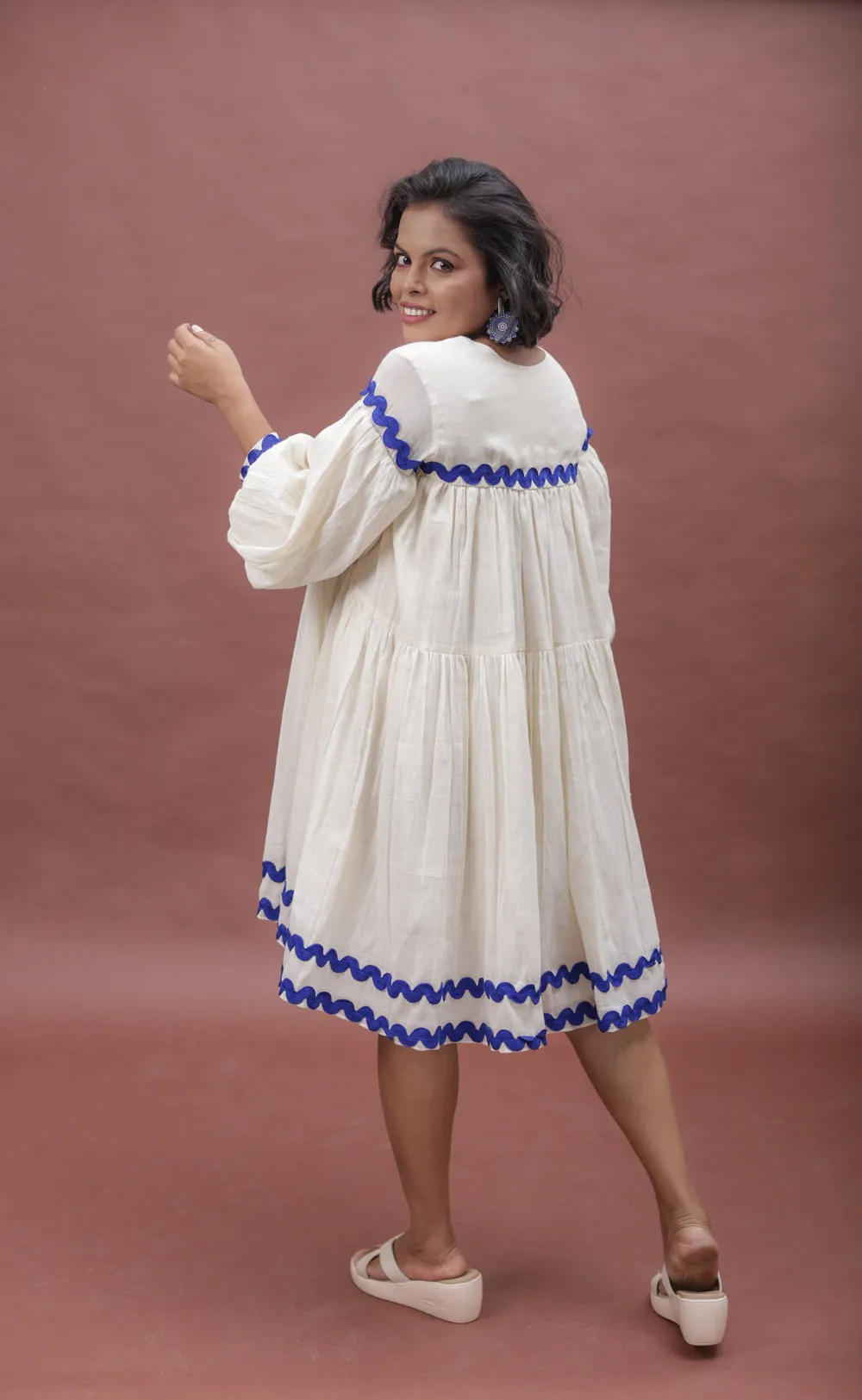 Layered Sunset Elegance Dress