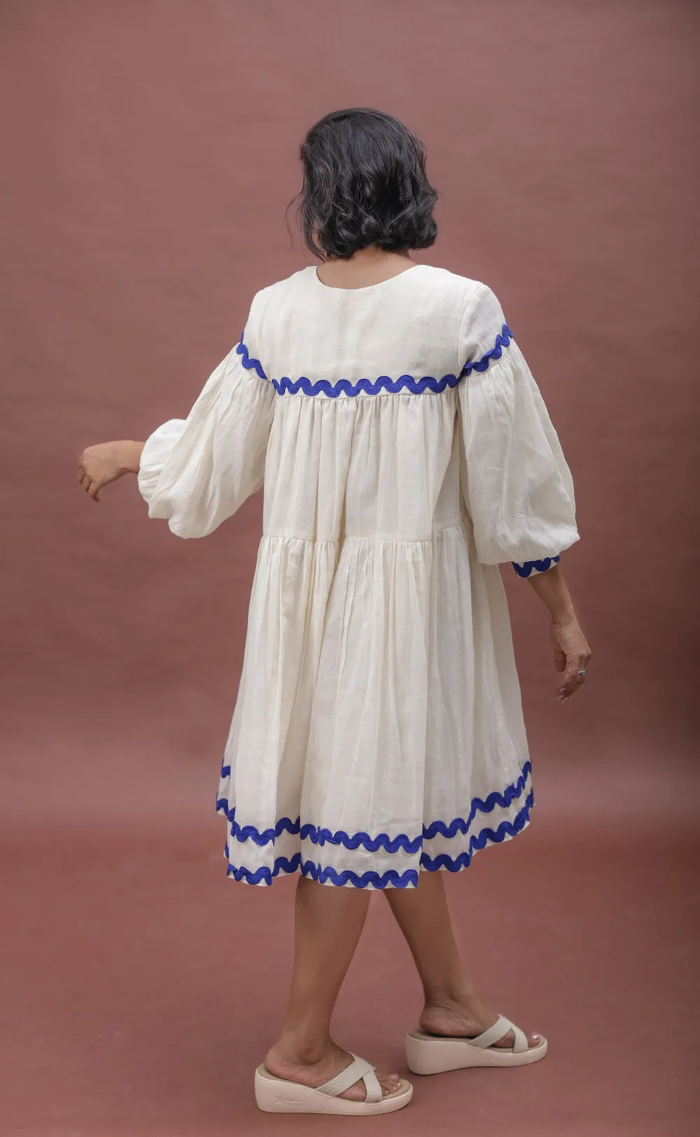 Layered Sunset Elegance Dress