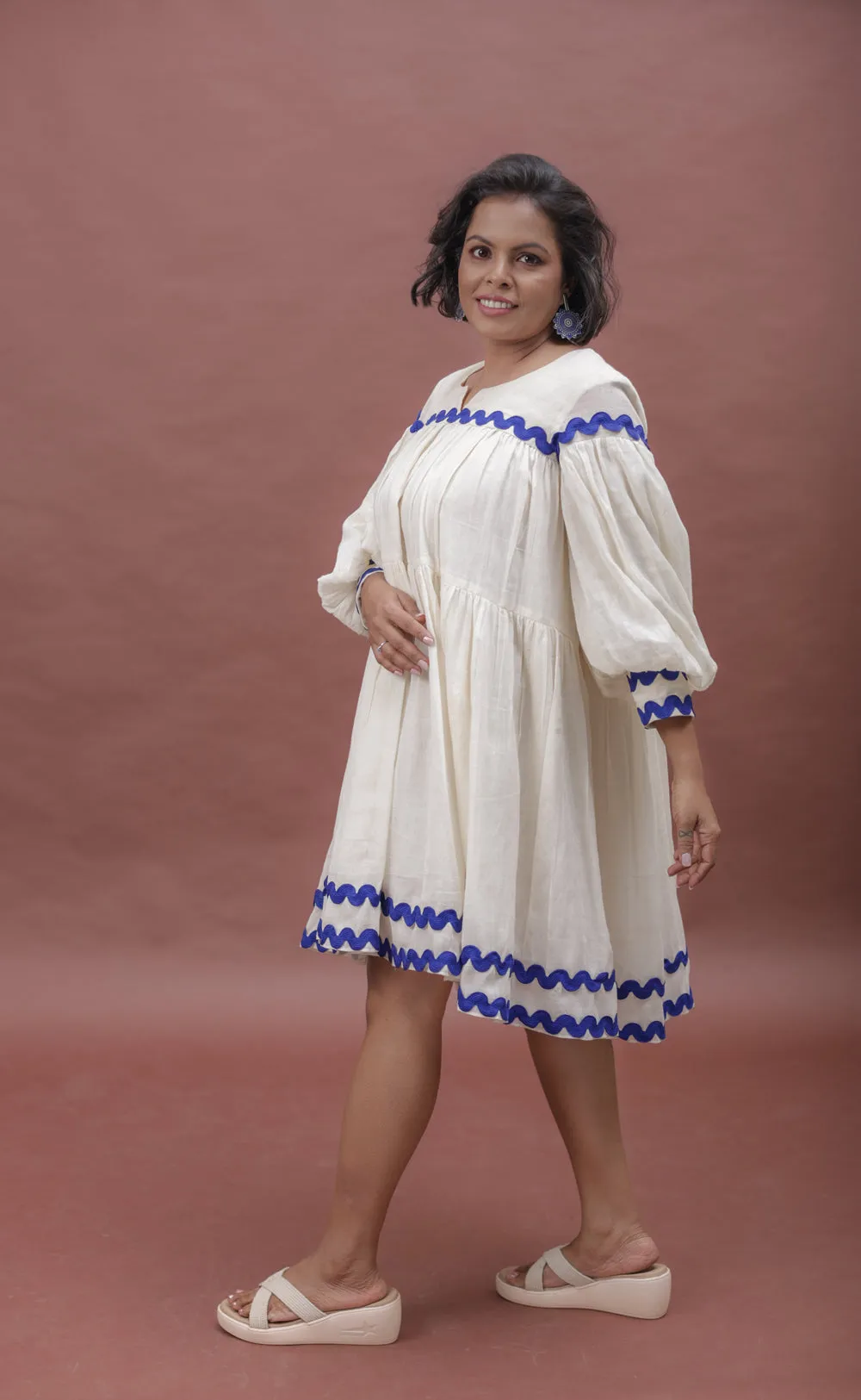 Layered Sunset Elegance Dress