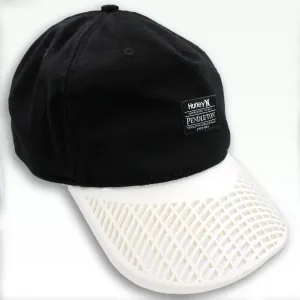 LIMITED EDITION - BB Sports: Hurley Black & White Pendleton Skater/Surfer Hat