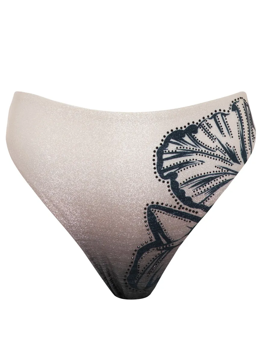 Maaji Winter Mist Sully High Rise Classic Bikini Bottom