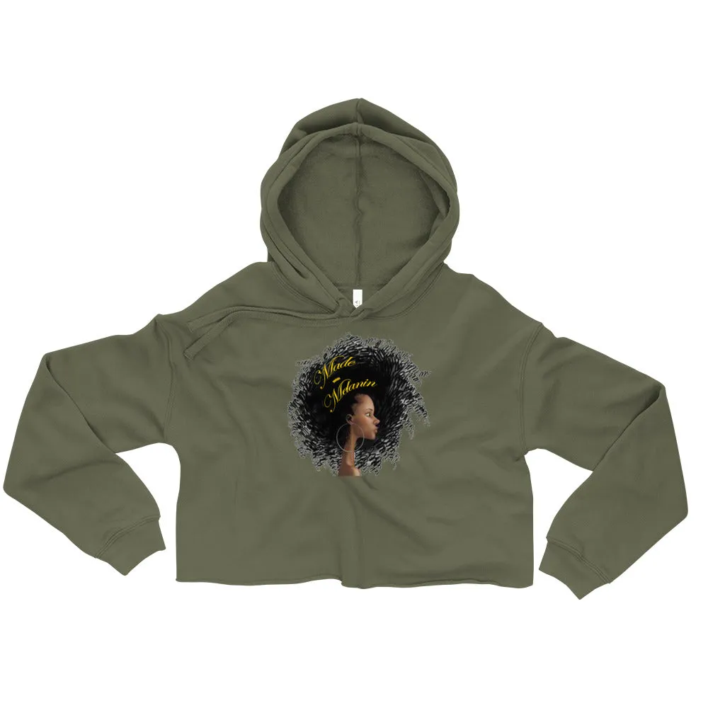 Made with Melanin - Women's Crop Hoodie