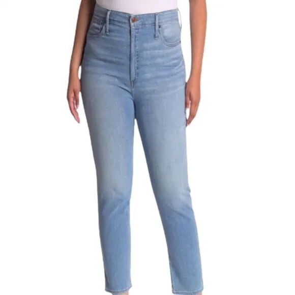 MADEWELL Classic Straight High Rise Jeans!