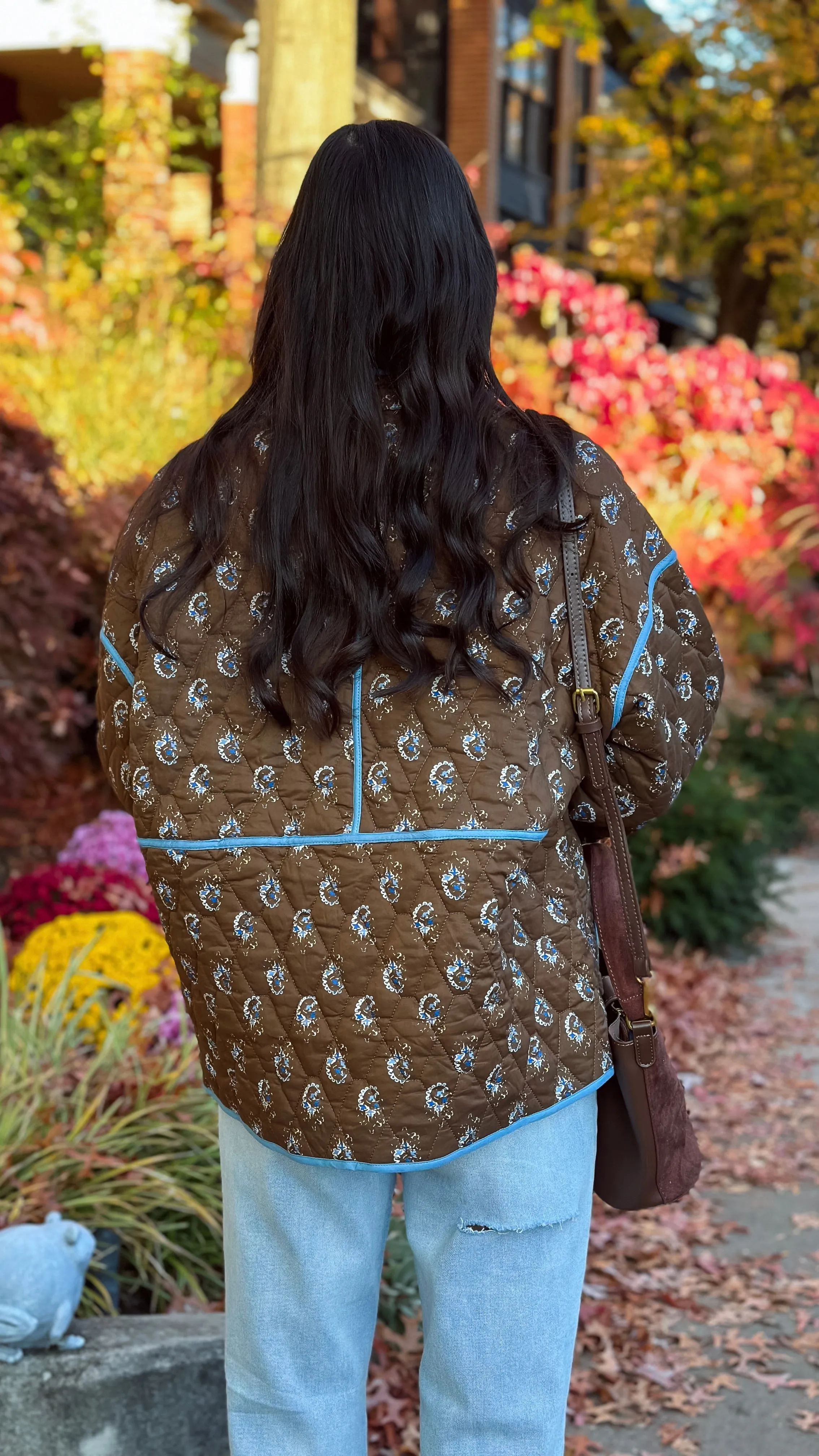 Marina Mocha Quilted Jacket