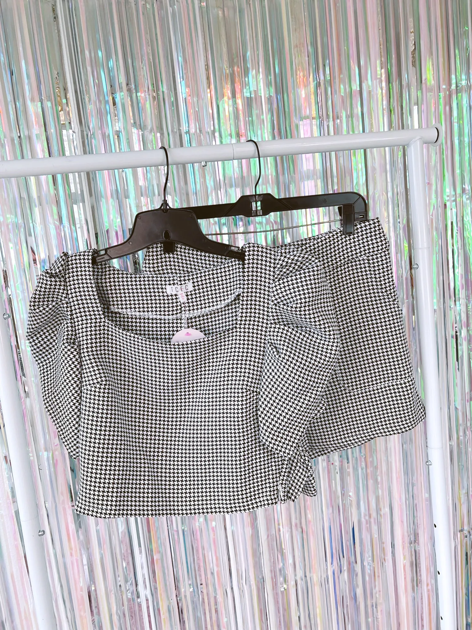McQueen Houndstooth Shorts