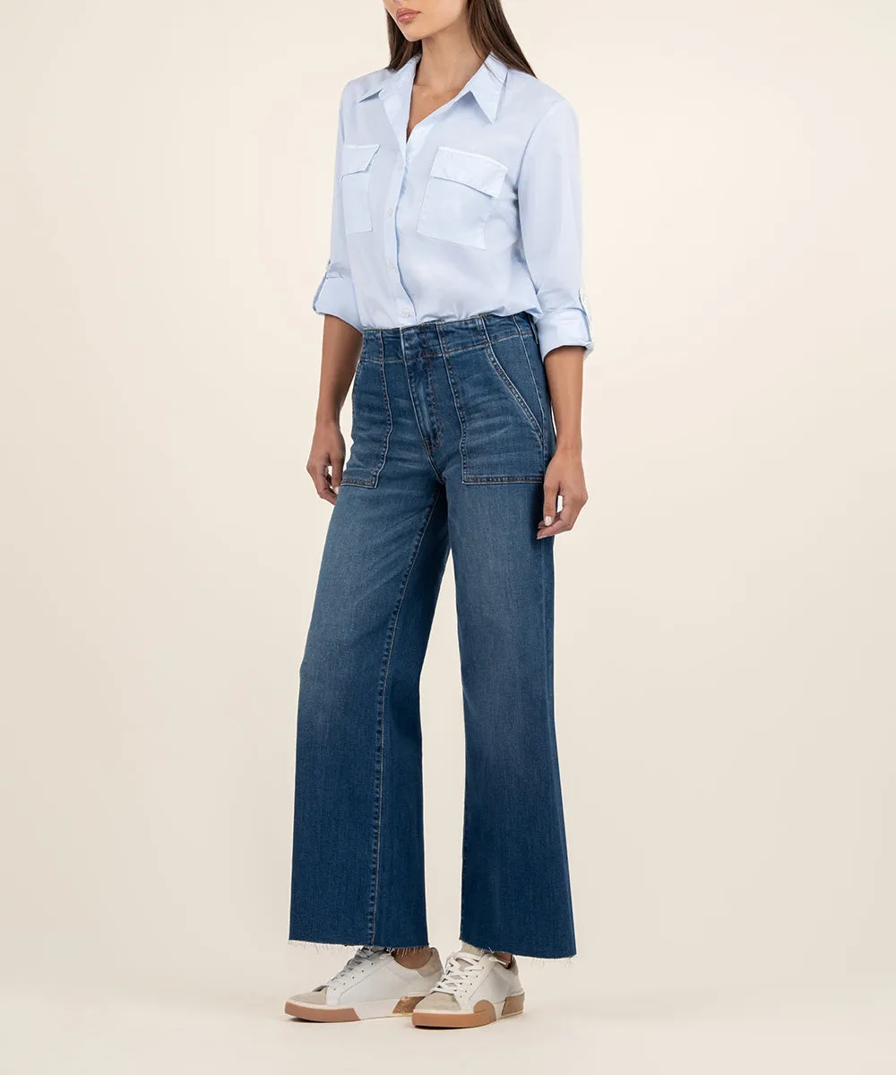 Meg High Rise Wide Leg, Long Inseam - FINAL SALE