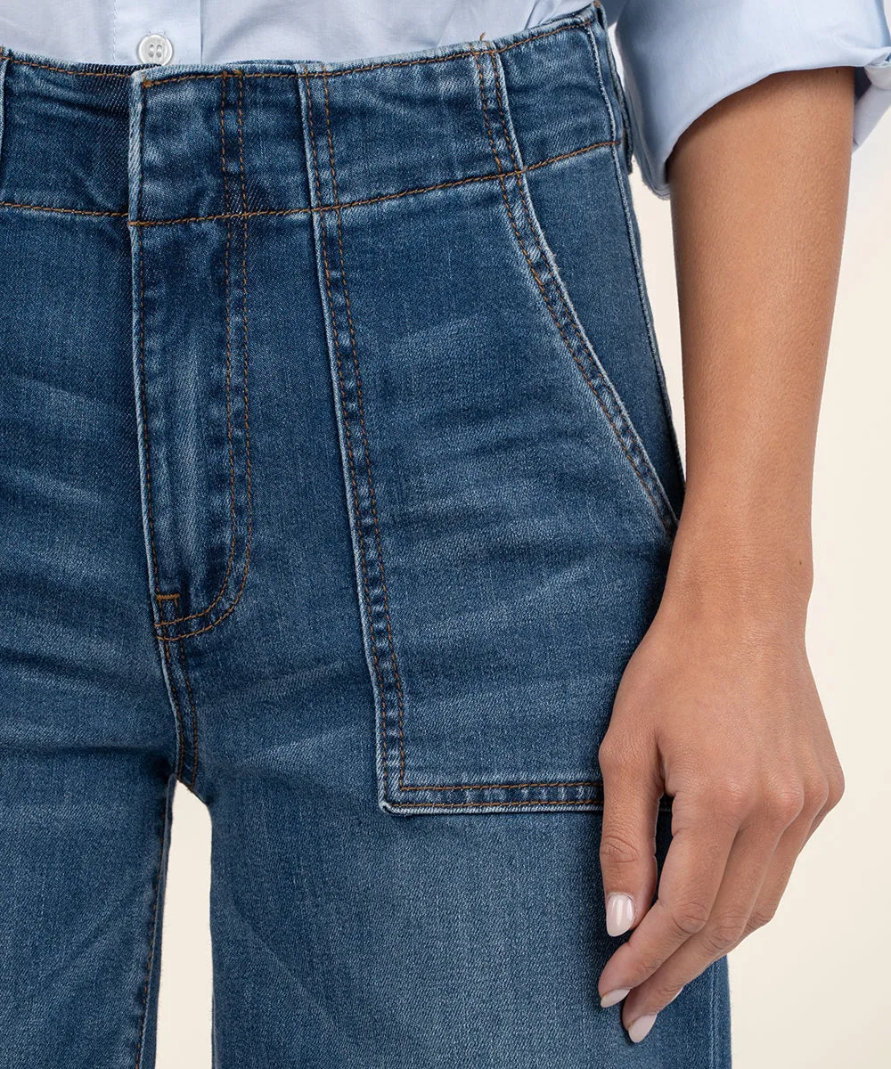 Meg High Rise Wide Leg, Long Inseam - FINAL SALE