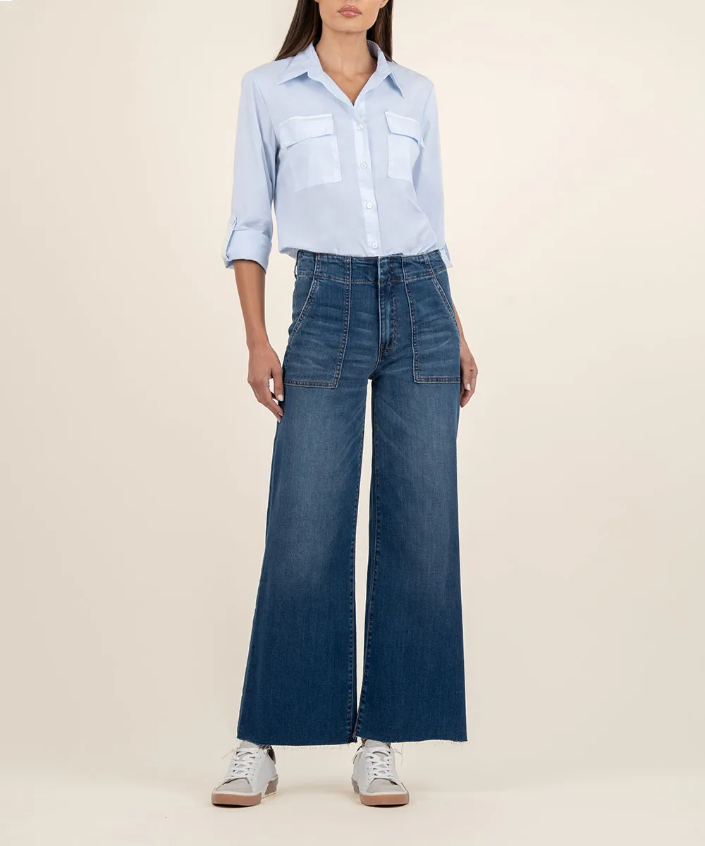 Meg High Rise Wide Leg, Long Inseam - FINAL SALE