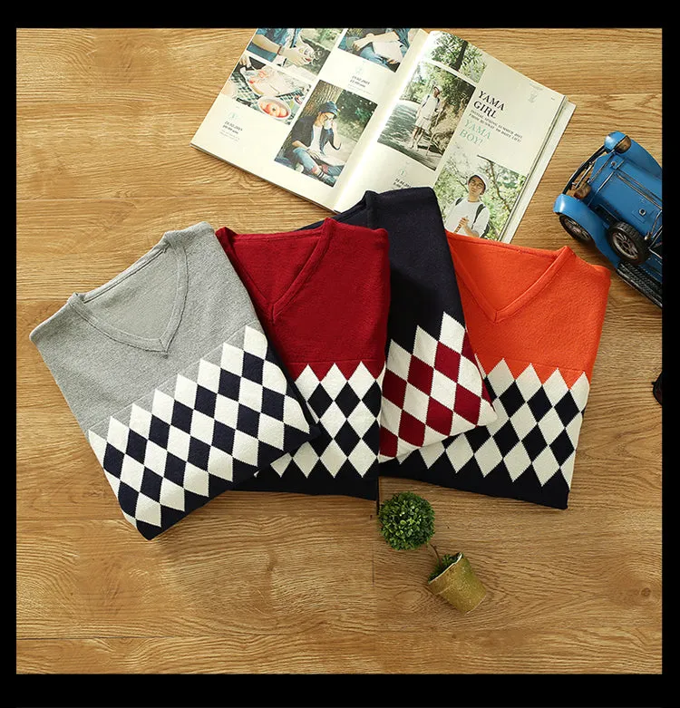 Men's Autumn Fashion Pattern Pullover