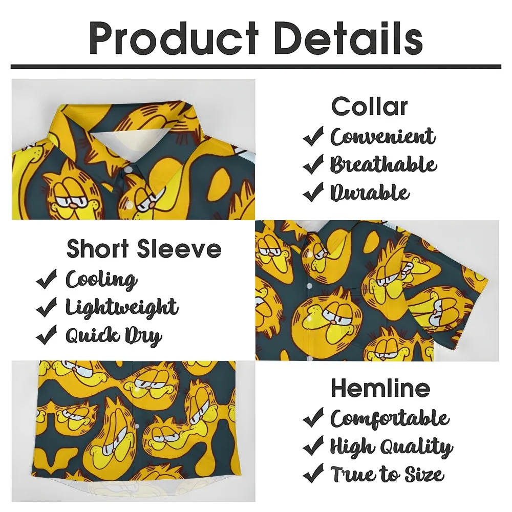 Men's Cartoon Casual Short Sleeve Shirt 2402000269