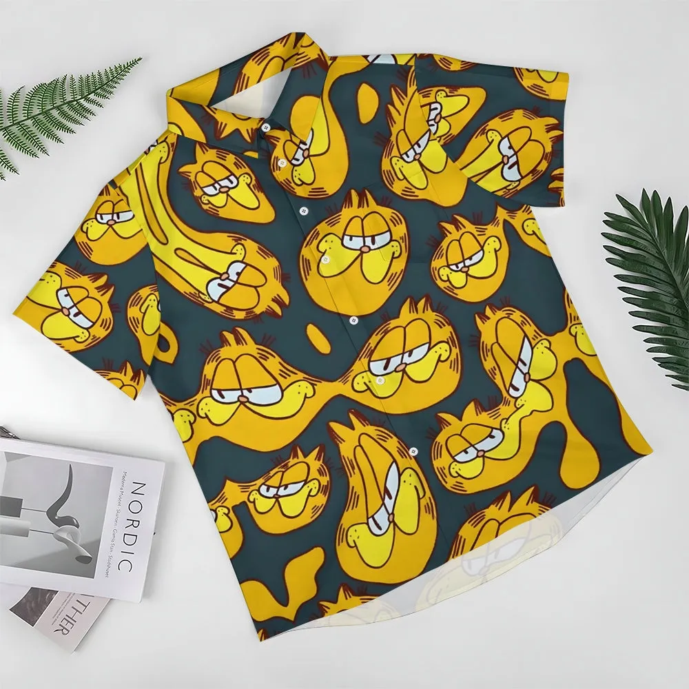 Men's Cartoon Casual Short Sleeve Shirt 2402000269