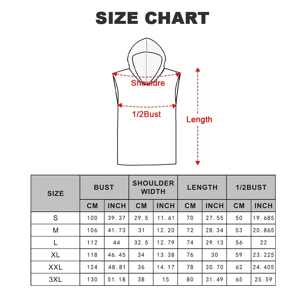 Mens Fashionable Hooded Sleeveless Vest 2408000117