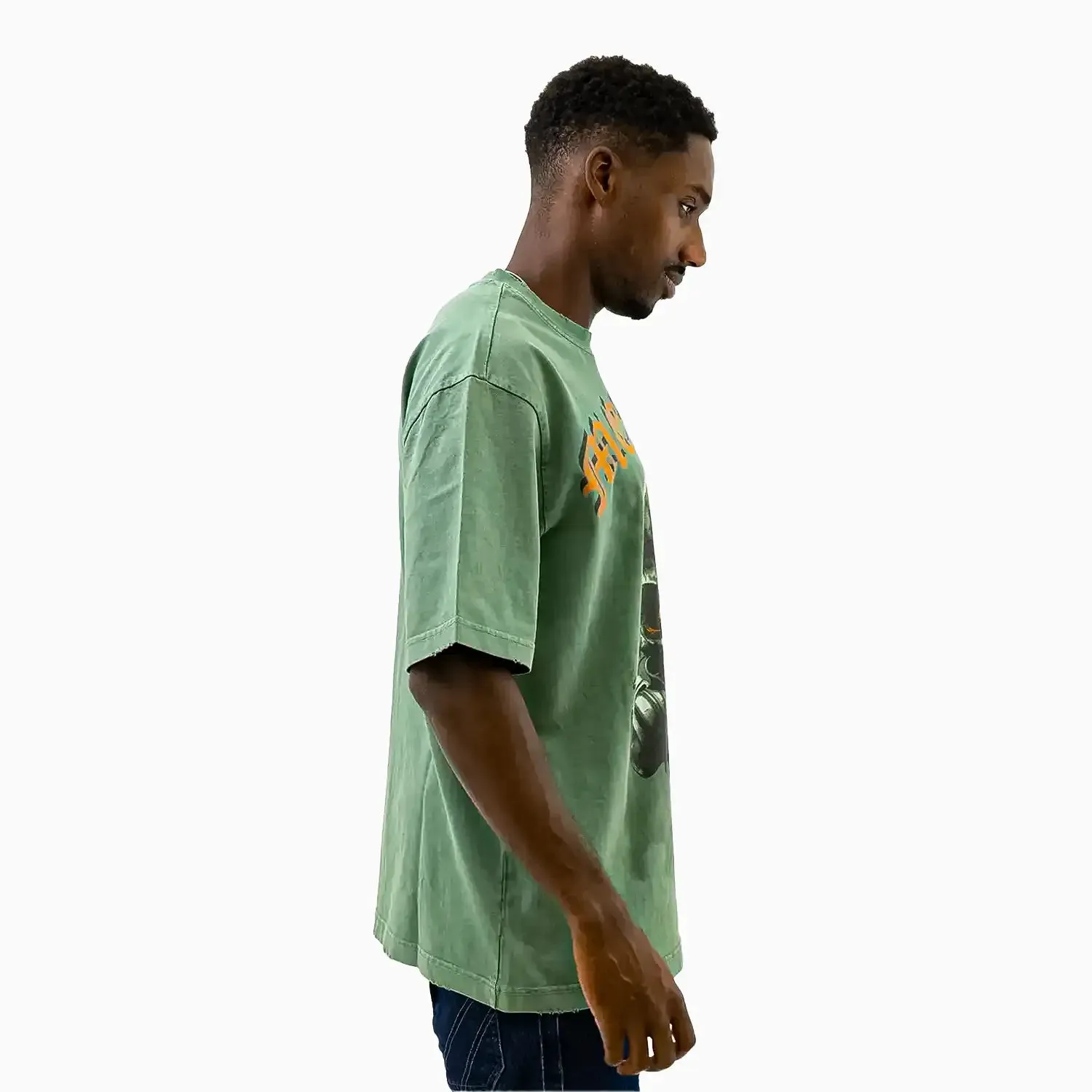 Men's Skull Mask Crew Neck T-Shirt