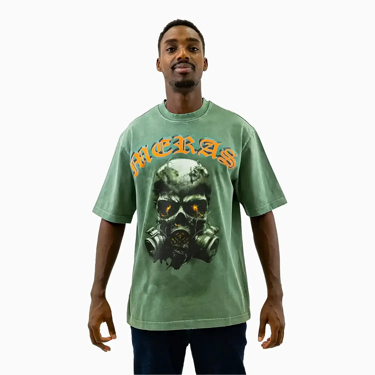 Men's Skull Mask Crew Neck T-Shirt