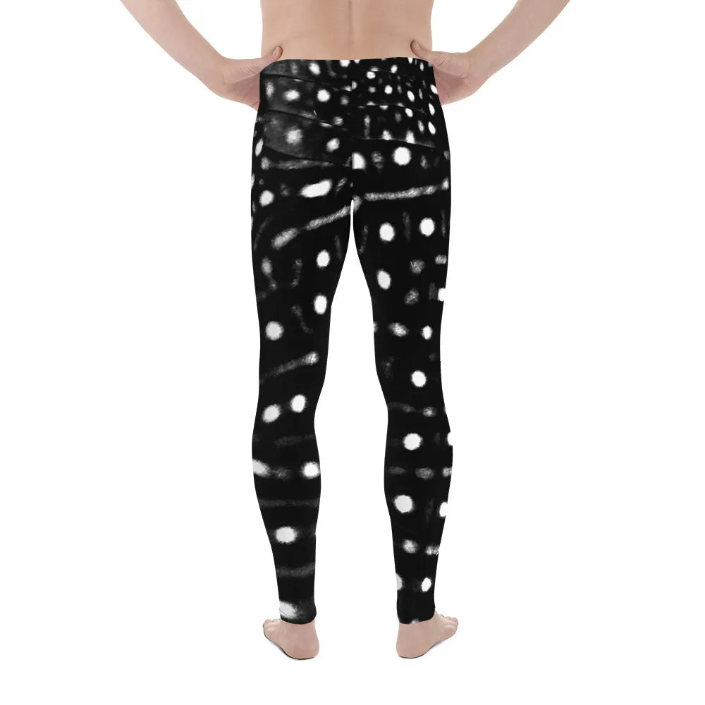 Men's Whale Shark Black Leggings