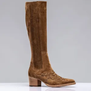 Mescal Boots W/ Western Toe In Camel