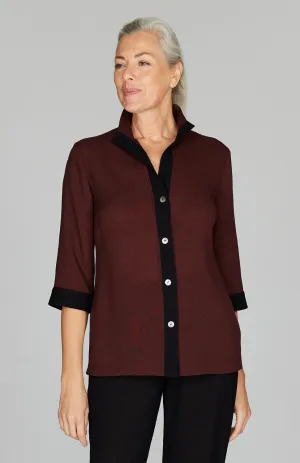 Microlinen High Neck Shirt