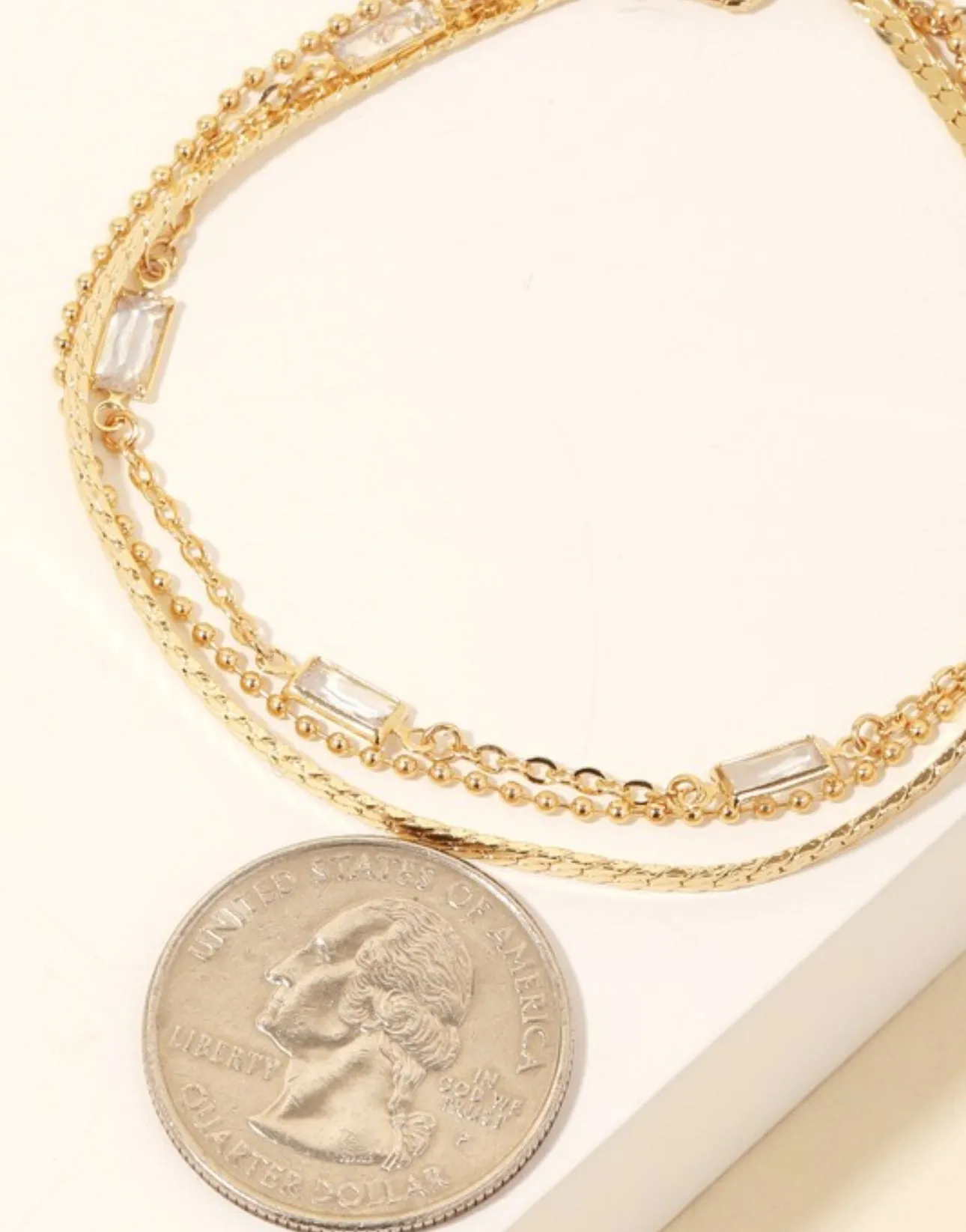 Mixed Chains Layered Bracelet