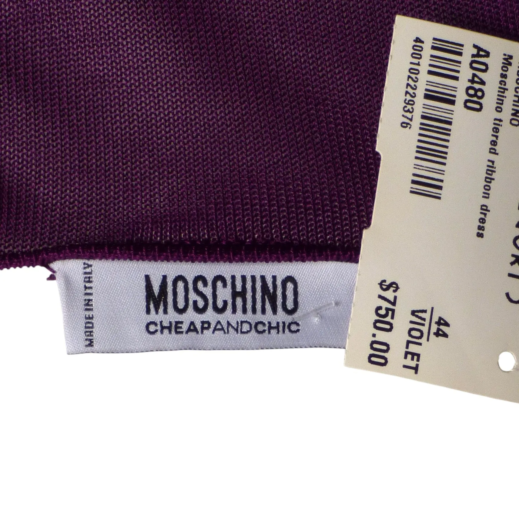 MOSCHINO CHEAP & CHIC- NWT Ruffled Knit Dress, Size 10