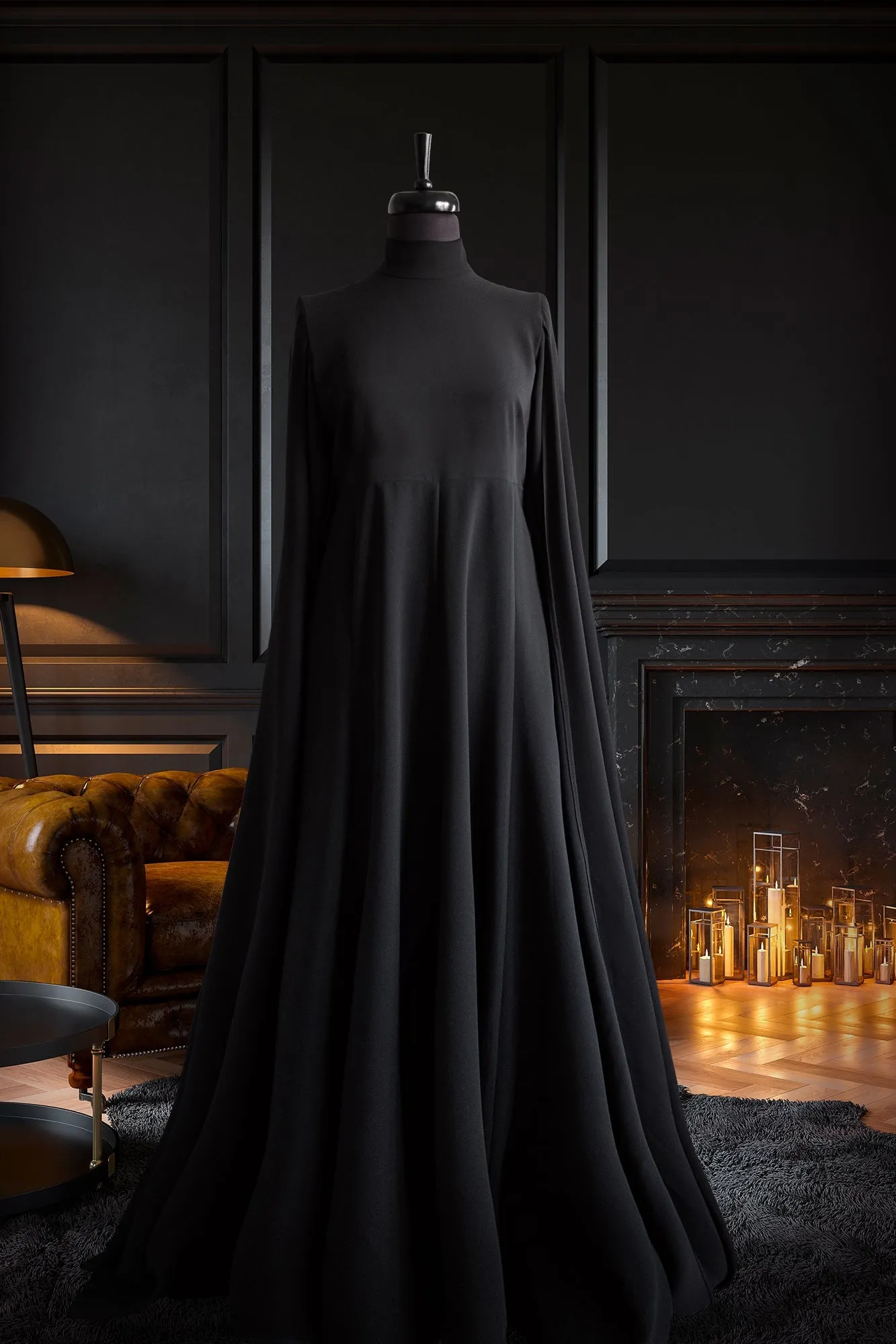 Muslima Cape Dress