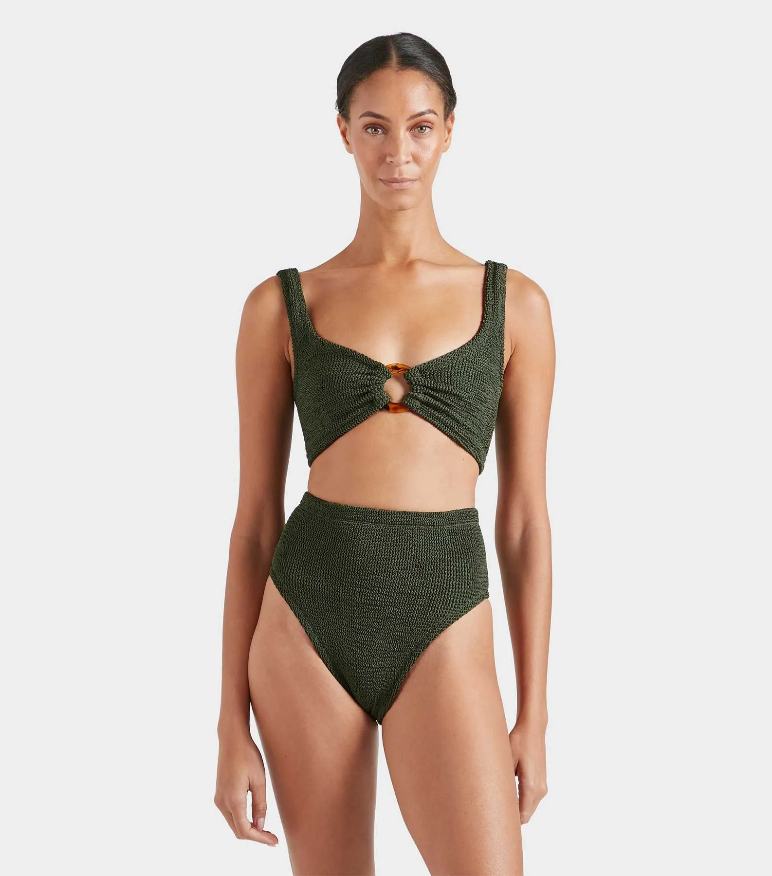 Nadine Bikini - Metallic Khaki