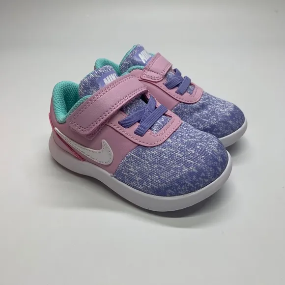 Nike Toddler Flex Contact Ocean Bliss Aqua Purple