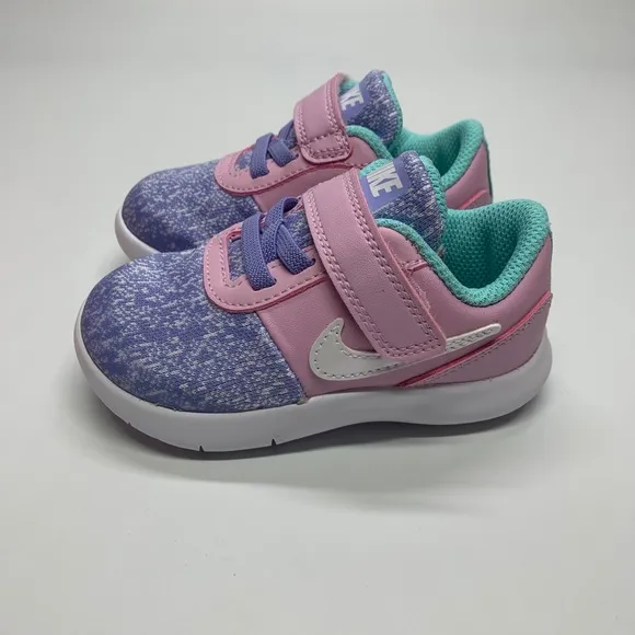 Nike Toddler Flex Contact Ocean Bliss Aqua Purple