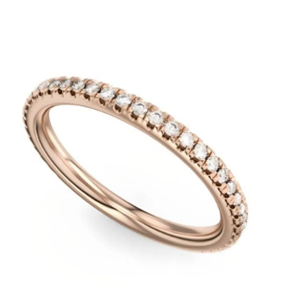 Noam Carver Prong Set Diamond Wedding Band