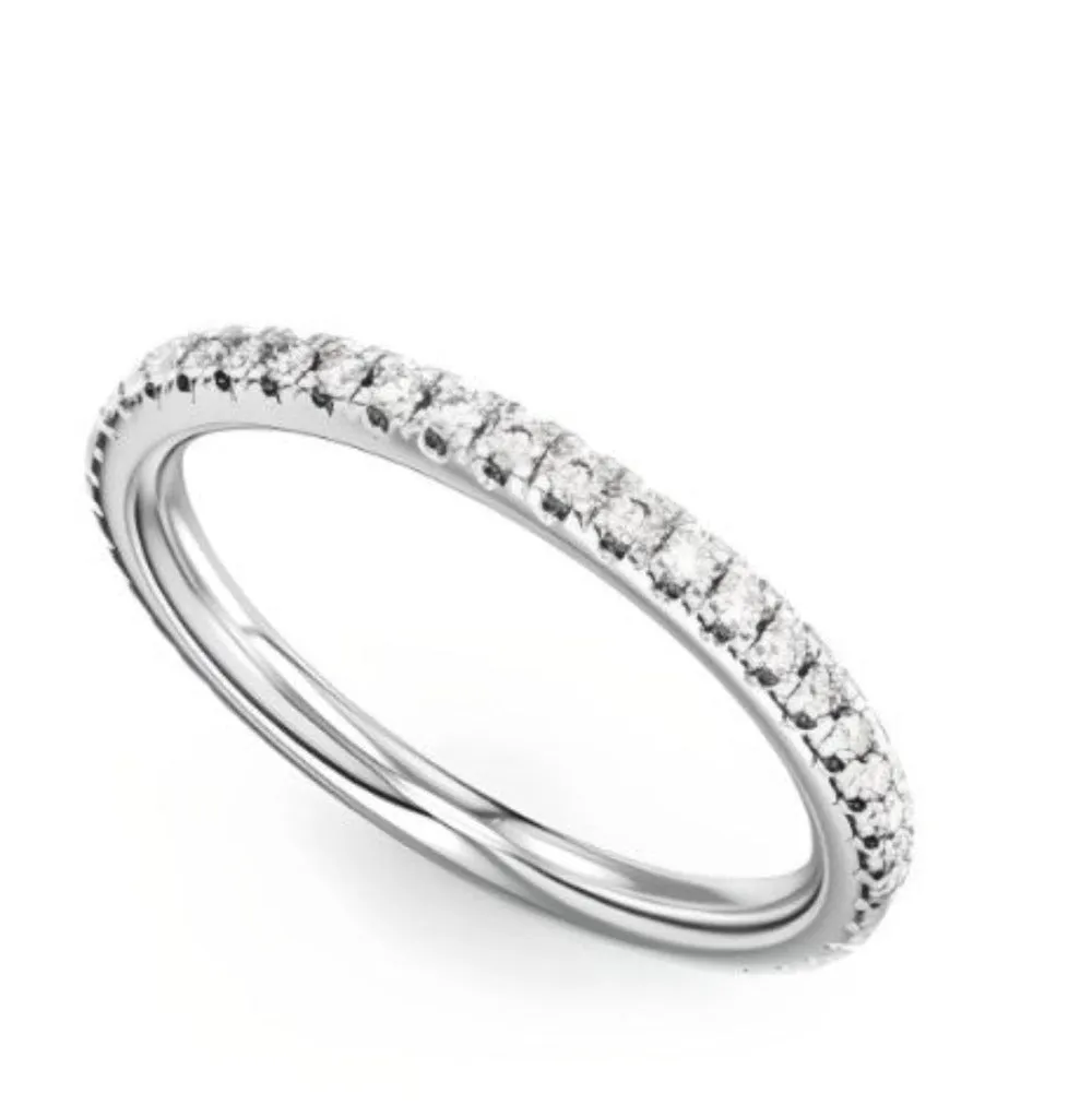 Noam Carver Prong Set Diamond Wedding Band