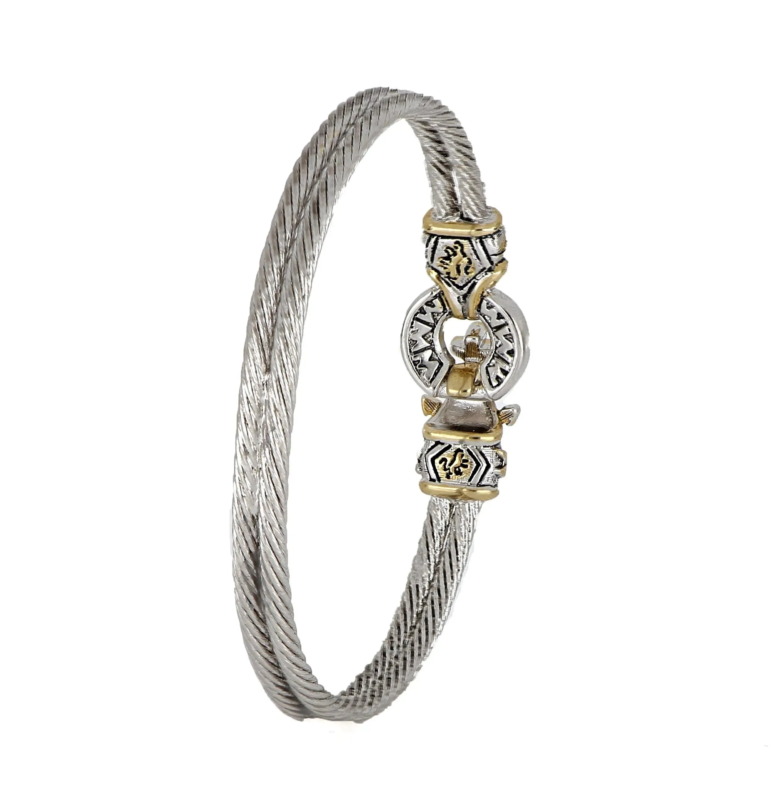 Ocean Images Collection - Sail Away Anchor Wire Bracelet