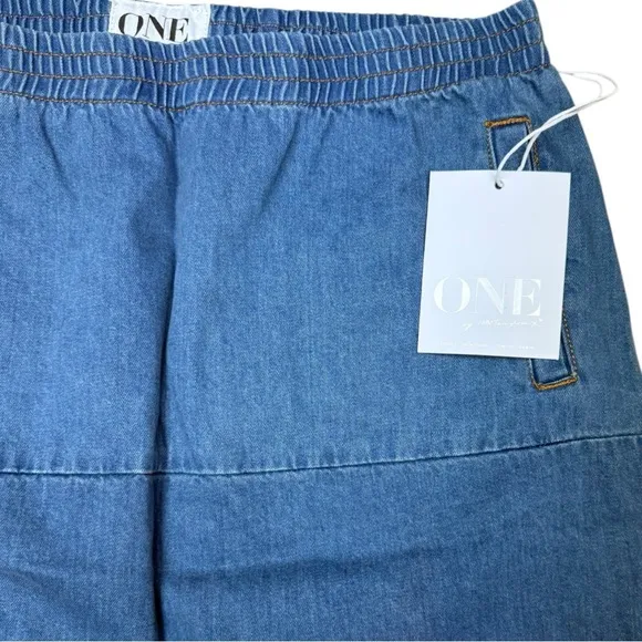 One Teaspoon Blue Calypsos Denim Harem Shorts - Size S NWT