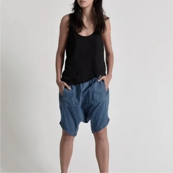 One Teaspoon Blue Calypsos Denim Harem Shorts - Size S NWT