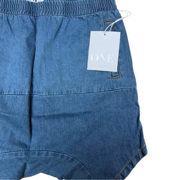 One Teaspoon Blue Calypsos Denim Harem Shorts - Size S NWT