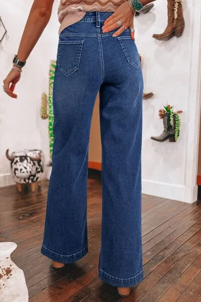 Online Exclusive | High Waisted Wide Leg Jeans