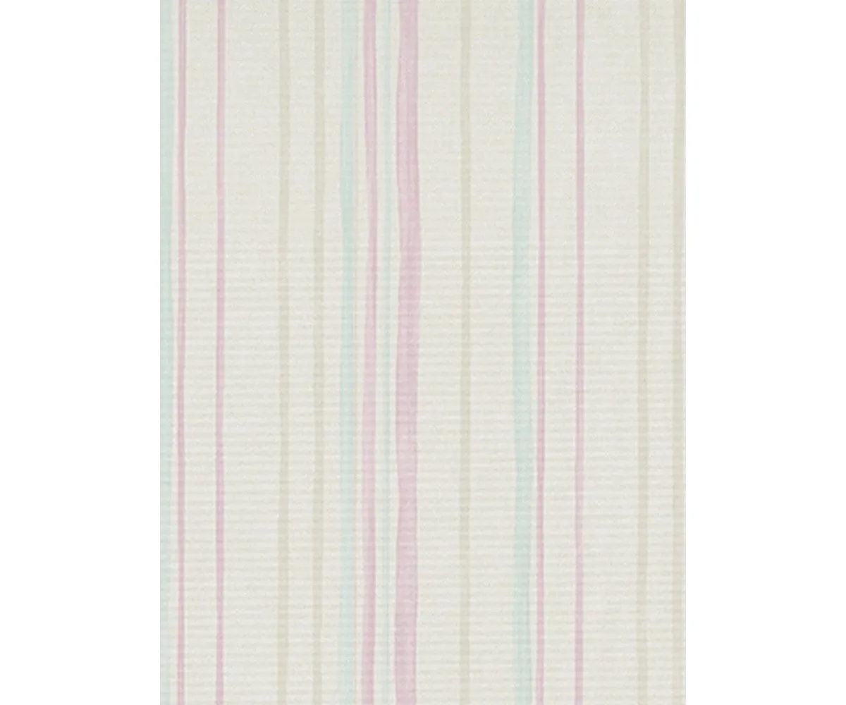 Pastel Stripes Grey Blue Rose 7323-05 Wallpaper