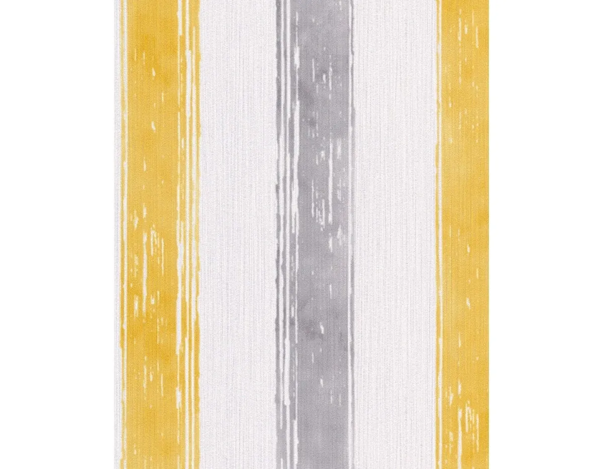Pastel Stripes Yellow Grey 331526 Wallpaper