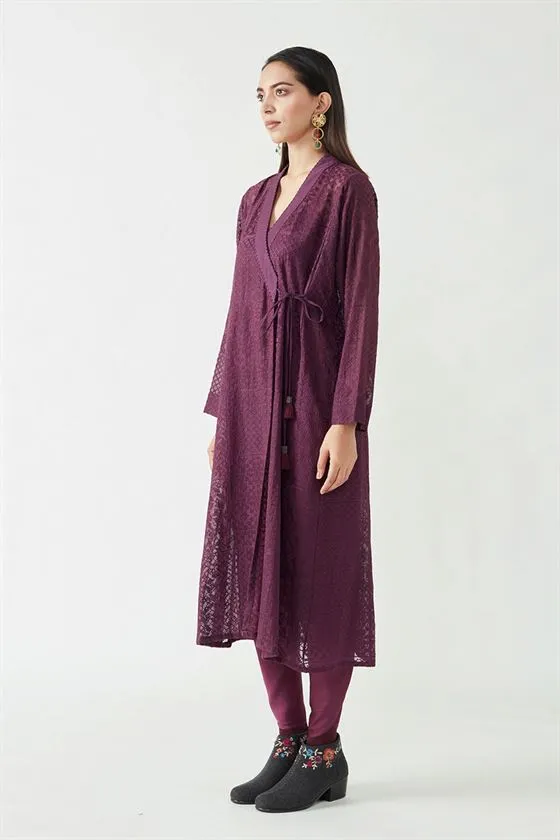 Payal Pratap   -   View with A Room  Doris Embroidered Kurta set (3 Pcs)