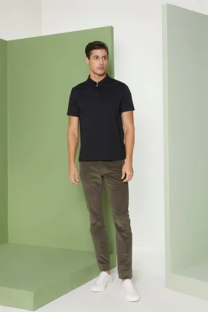 Perona   I   Mens-Thirts & Polos -Polos -Jose-Pma-Fv21-317-Black  AS8067
