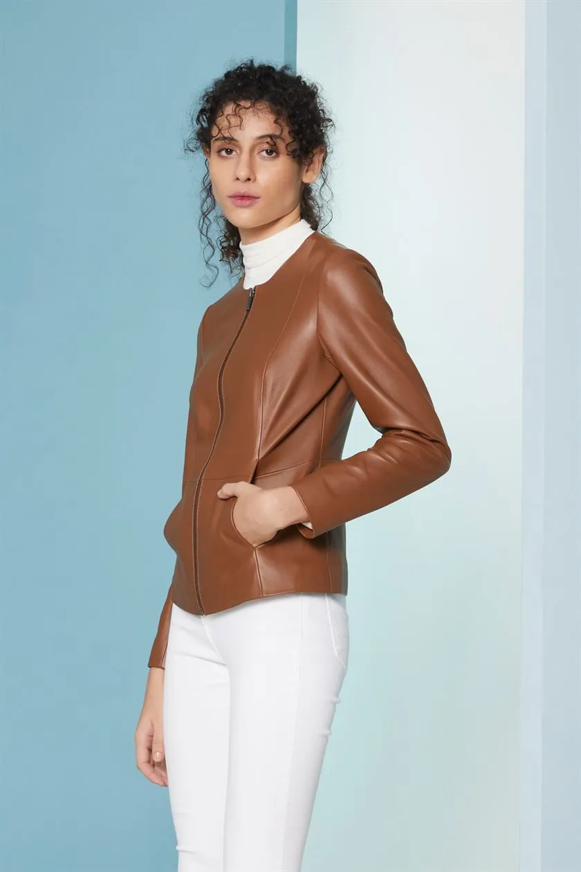 Perona   I   Womens-Outerweareather Jackets-Zola-Pwa-Fv21-10571-Whisky  AS7579