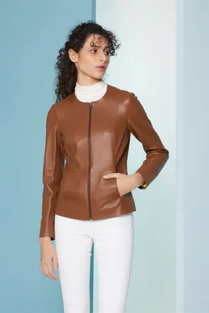 Perona   I   Womens-Outerweareather Jackets-Zola-Pwa-Fv21-10571-Whisky  AS7579
